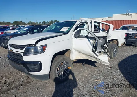 2022 Chevrolet Colorado 2Wd Short Box Wt z USA, uszkodzony, nr VIN 1GCGSBEA3N1301191